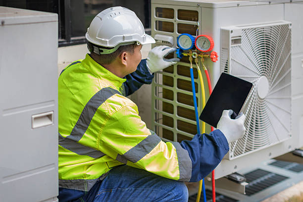 Professional Hvac technician working in Hebron, PA